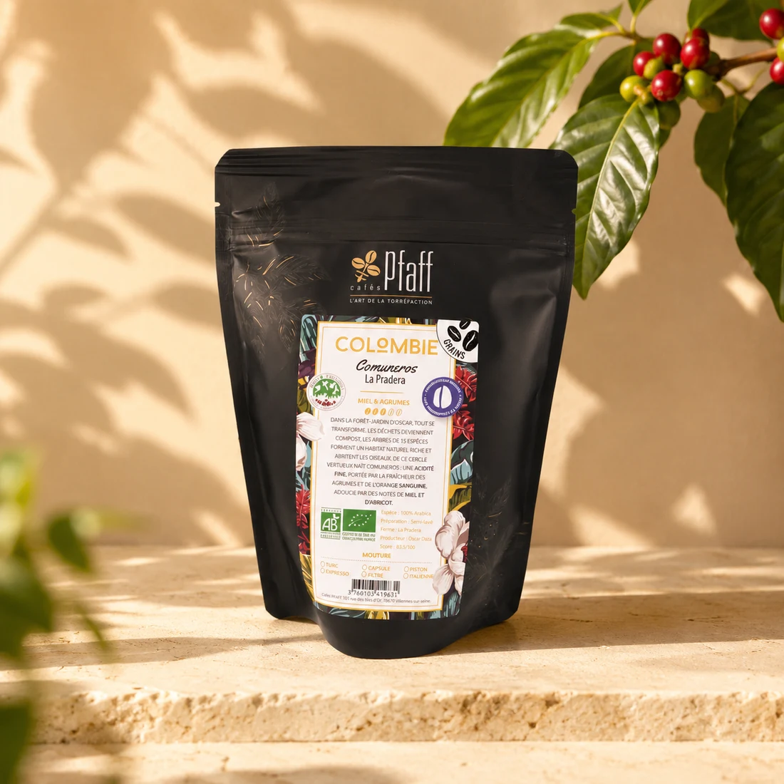 Colombie Comuneros — Cafés Pfaff, café de spécialité